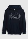 Erkek Çocuk Lacivert Gap Logo Kapüşonlu Sweatshirt