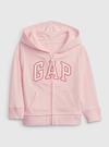 Kız Bebek Pembe Gap Logo Fermuarlı Sweatshirt