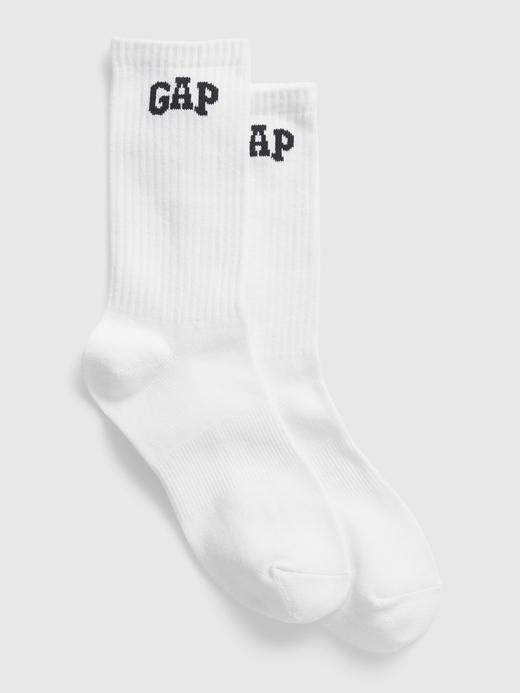 Erkek Beyaz Gap Logo Çorap