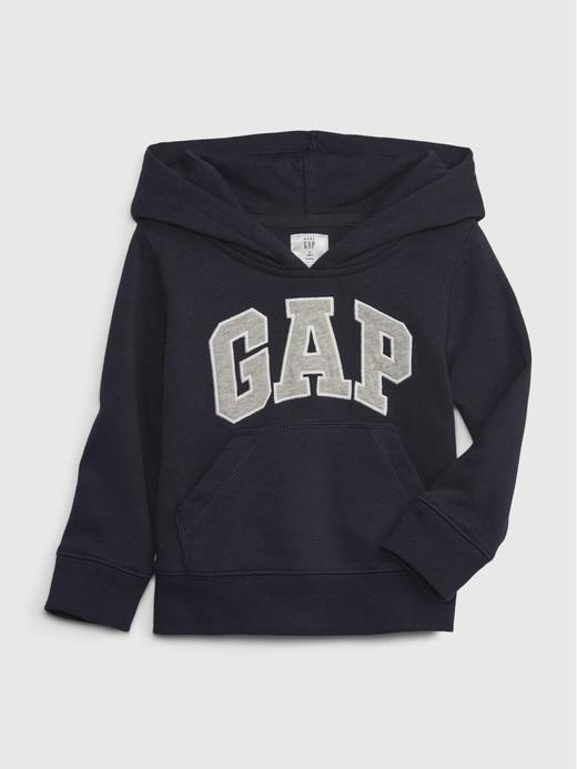 Erkek Bebek Lacivert Gap Logo Kapüşonlu Sweatshirt