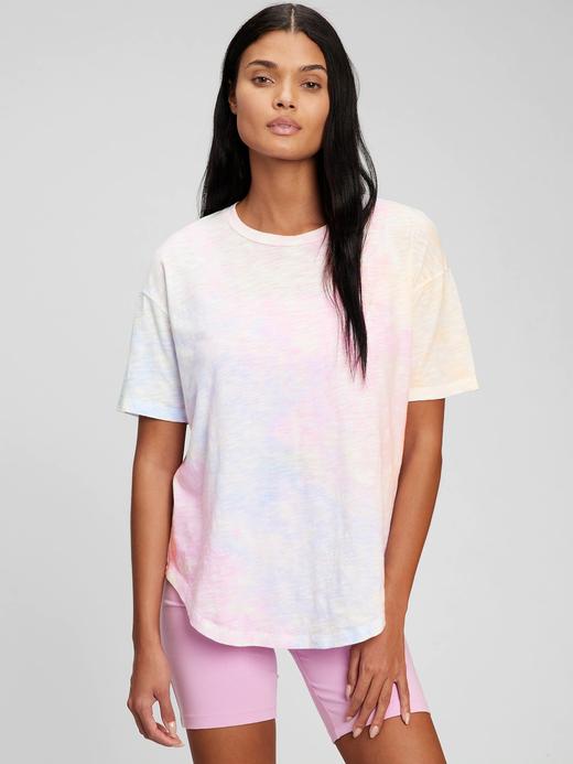 Kadın Çok Renkli 100% Organik Pamuk T-Shirt