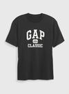 Erkek Siyah %100 Organik Pamuk Gap Logo T-Shirt