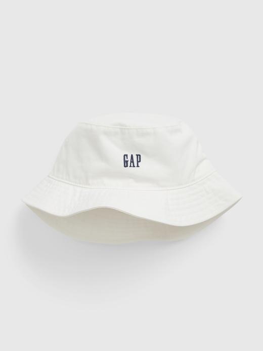 Erkek Çocuk Beyaz Gap Logo Balıkçı Şapka