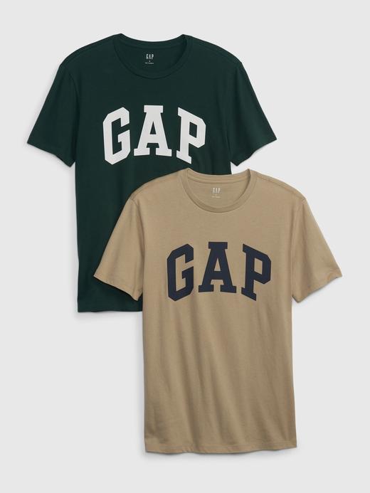 Erkek Çok Renkli 2'li Gap Logo T-Shirt