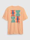 Erkek Şeftali Gap X Bailey Elder Grafik Desenli T-Shirt