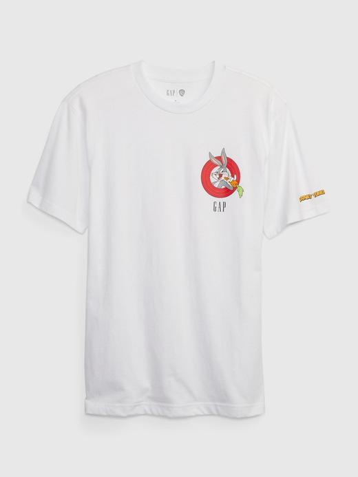 Erkek Beyaz Gap x WB™ Looney Tunes Grafik Baskılı T-Shirt