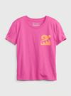 Kız Çocuk Pembe Gap X Bailey Elder Grafik Baskılı T-Shirt