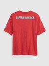 Erkek Çocuk Kırmızı Marvel Superhero Grafik Baskılı T-Shirt