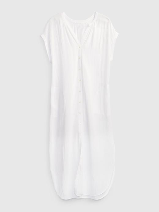 Kadın Beyaz Maxi Kaftan Elbise