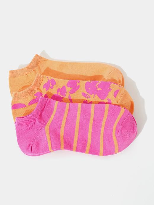Kadın Çok Renkli 3'lü Desenli Çorap