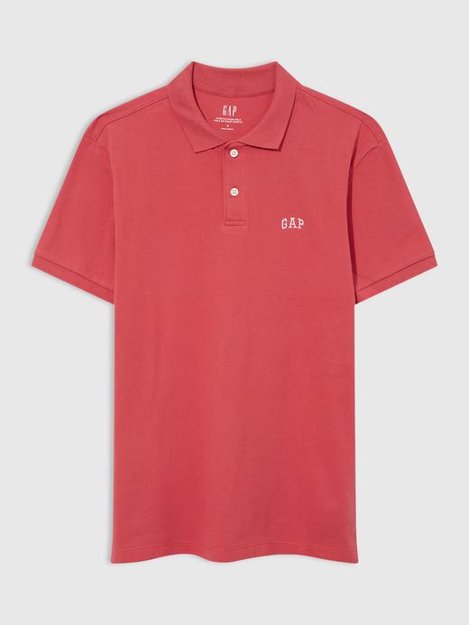 Kırmızı Gap Logo All Day Polo T-Shirt GAP