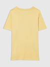 Erkek Çocuk Sarı Gap Logo Grafik Baskılı T-Shirt