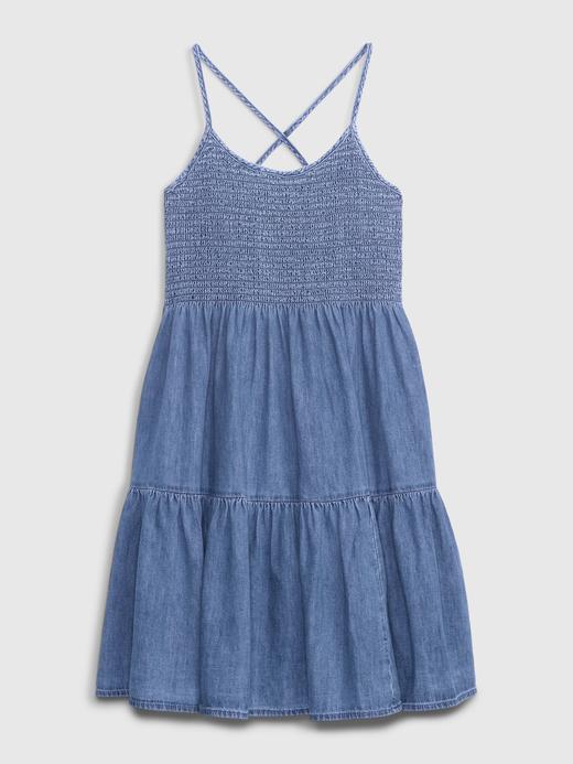 Kadın Koyu Mavi Halter Yaka Mini Denim Elbise
