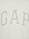 Erkek Çocuk Bej Gap Logo Bisiklet Yaka Sweatshirt
