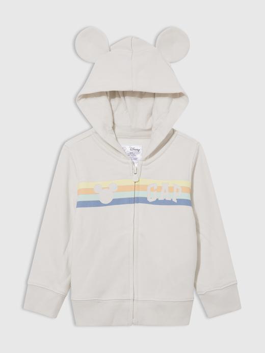 Erkek Bebek Beyaz Disney X Gap Logo Kapüşonlu Sweatshirt