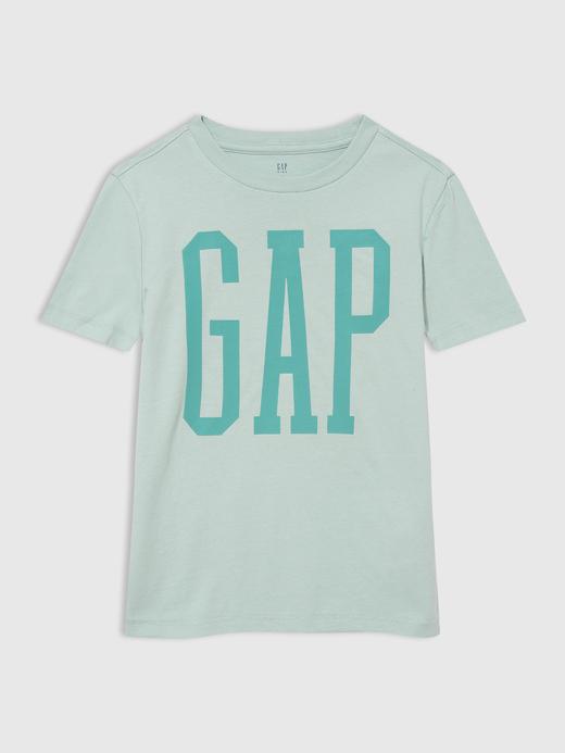 Erkek Bebek Mavi Gap Logo T-Shirt