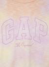 Kadın Turuncu Batik %100 Organik Pamuk Gap Logo T-Shirt