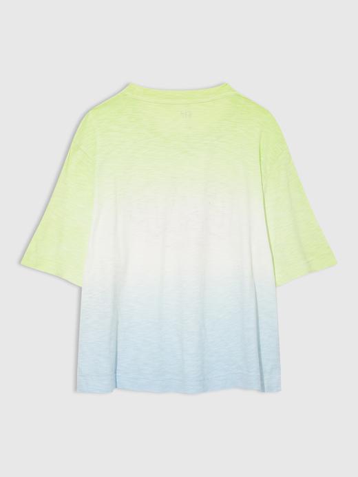Kadın Çok Renkli %100 Organik Pamuk Gap Logo T-Shirt