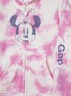 Kız Bebek Pembe Batik Disney Minnie Mouse Gap Logo Sweatshirt