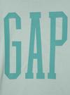 Erkek Çocuk Açık Mavi Gap Logo Bisiklet Yaka T-Shirt