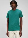 Erkek Yeşil %100 Organik Pamuk Cepli T-Shirt