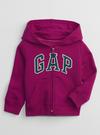 Kız Bebek Mor Gap Logo Kapüşonlu Sweatshirt