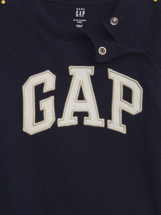 Erkek Bebek Lacivert Gap Logo Tekli Bodysuit
