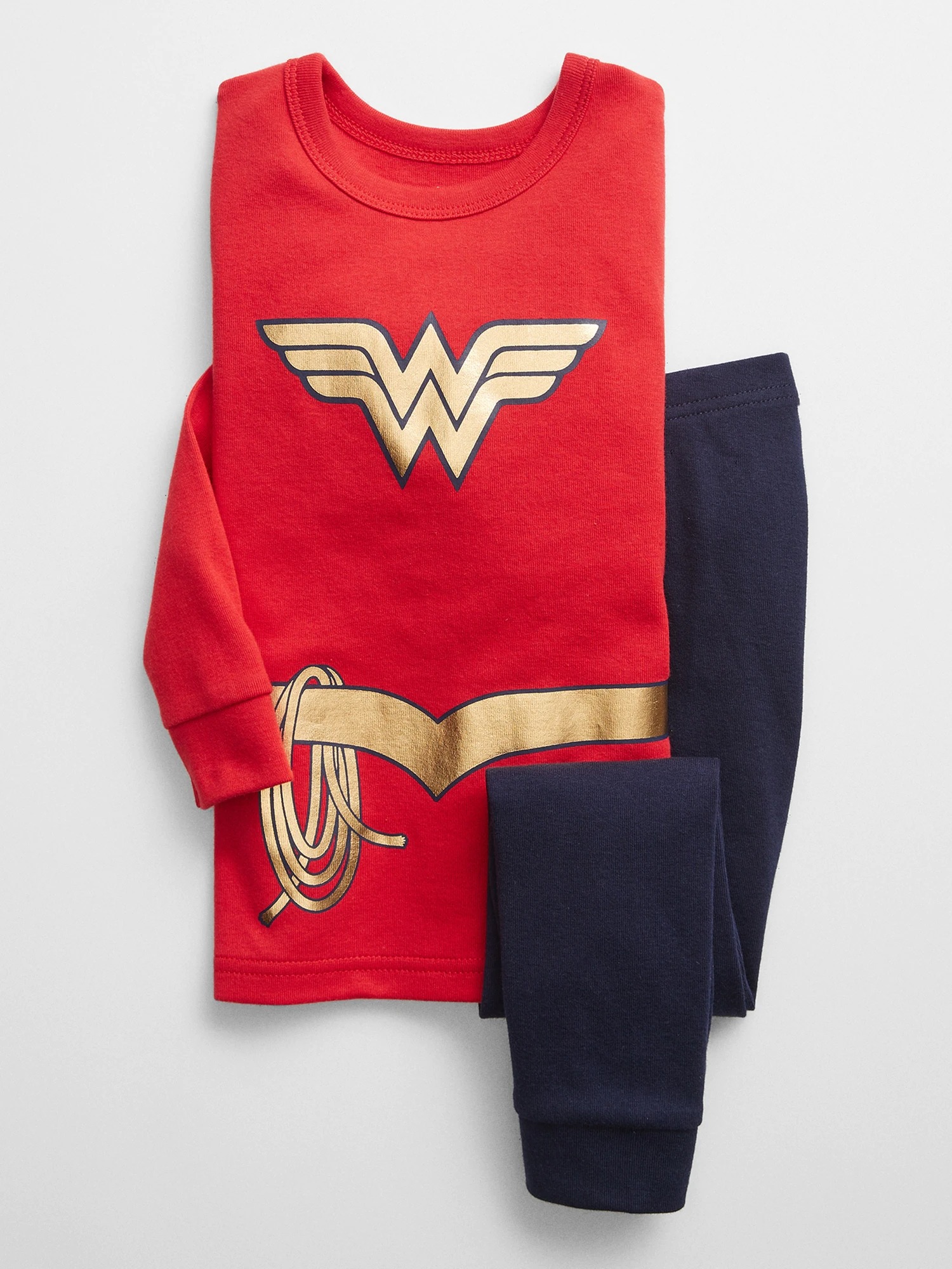 Gap DC™ Wonder Woman 100% Organik Pamuk Pijama Set. 1