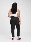 Kadın Siyah High Rise Vintage Slim Washwell™ Jean Pantolon