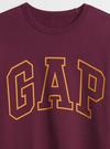 Erkek Bordo Gap Logo Bisiklet Yaka Sweatshirt