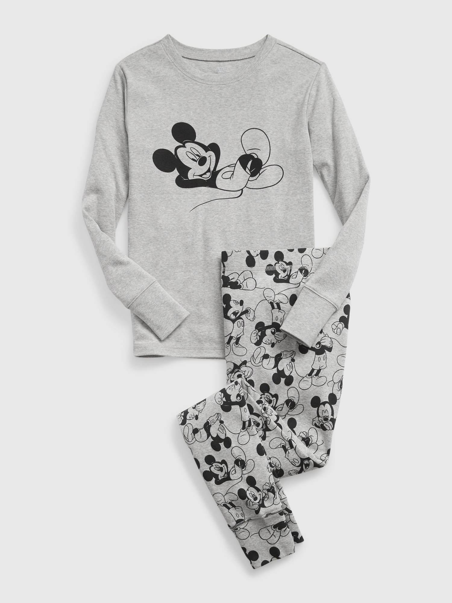 Gap %100 Organik Pamuk Disney Mickey Mouse Pijama Takımı. 1