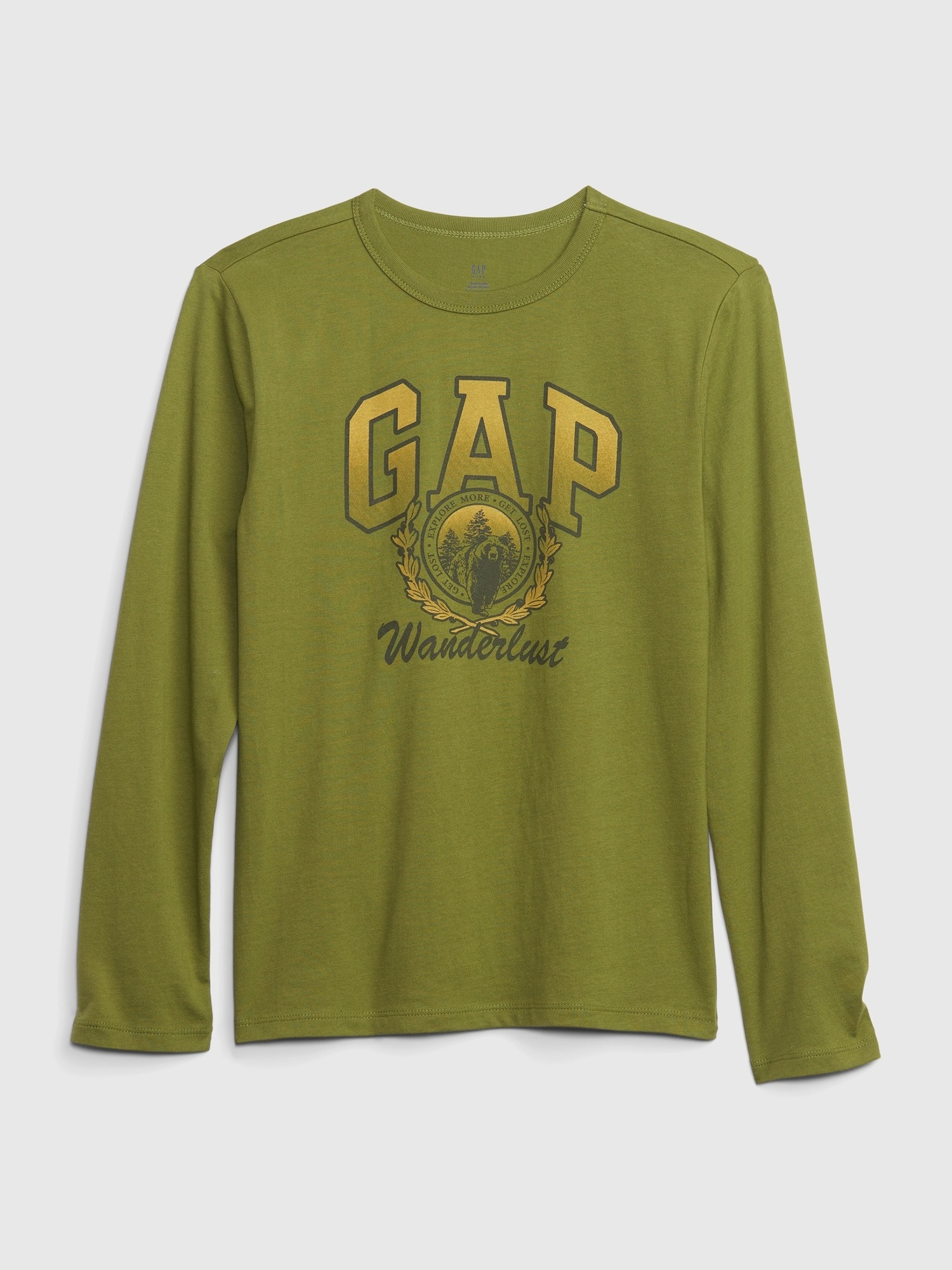 Gap %100 Organik Pamuk Gap Logo Grafik Baskılı T-Shirt. 1