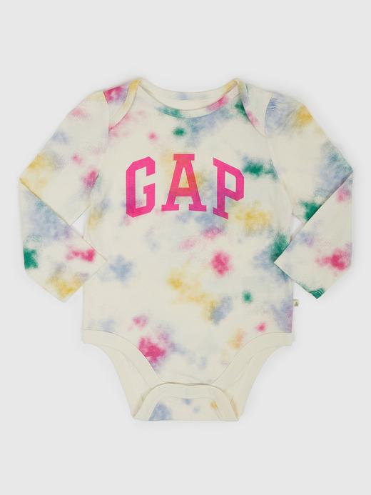 Kız Bebek |
                
              
                
              
              Çok Renkli Gap Logo Batik Desenli Bodysuit GAP