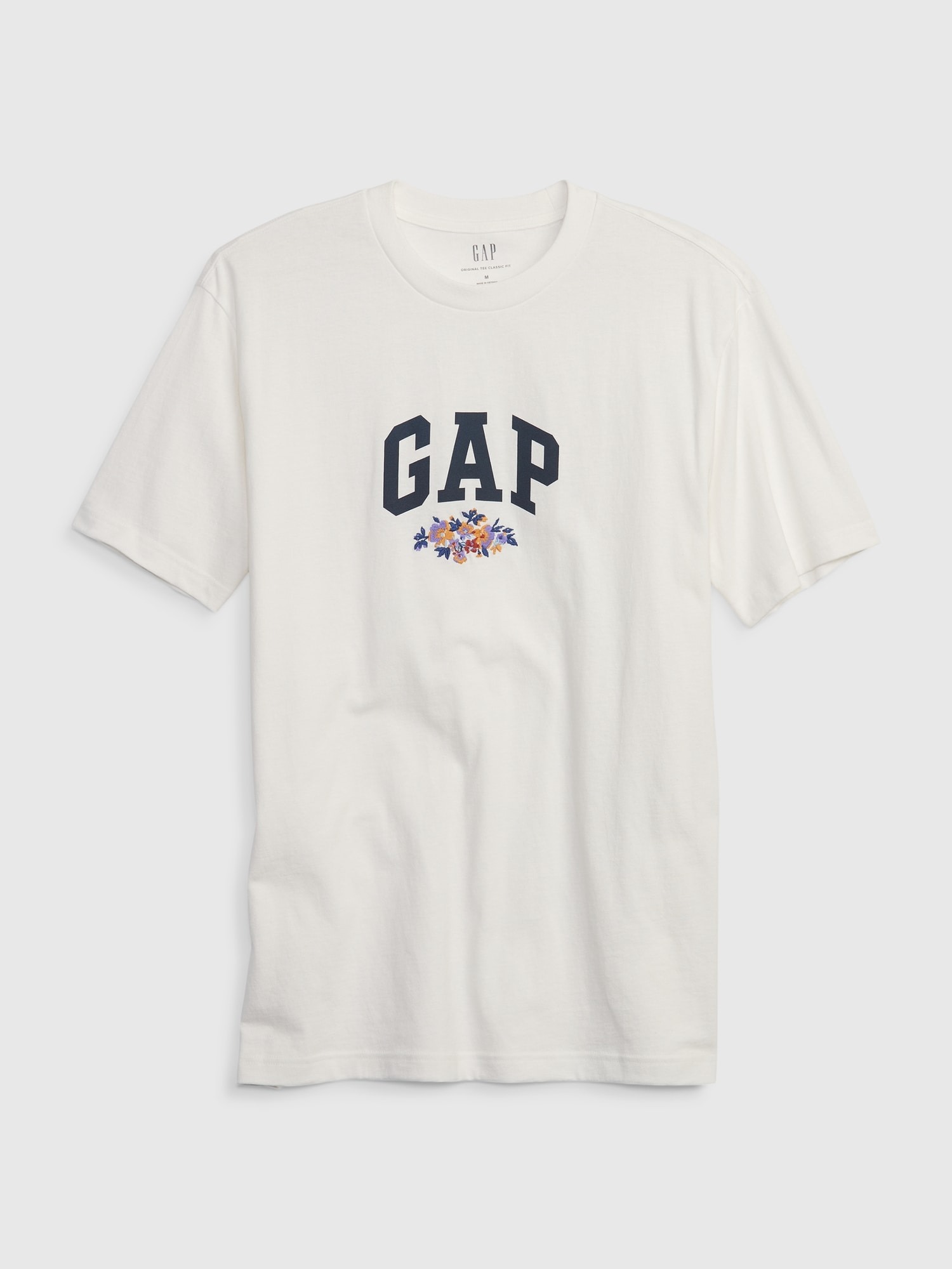 Gap Çiçek Baskılı Gap Logo Kısa Kollu T-Shirt. 1