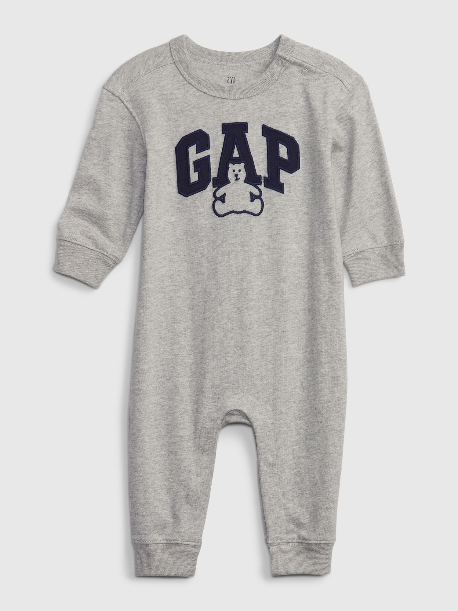 Gap Gap Logo Brannan Bear İşlemeli Tulum. 1