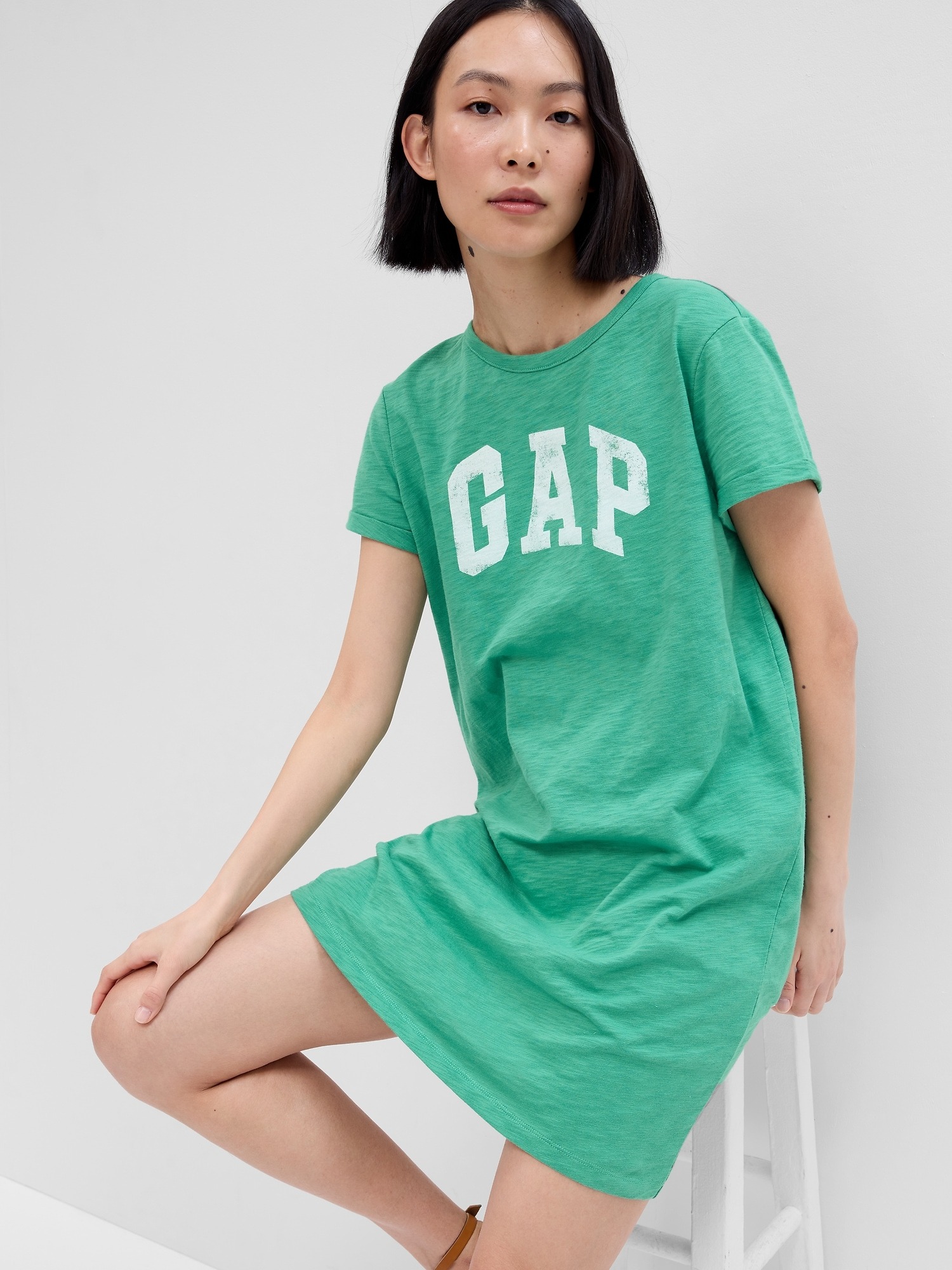 Gap Gap Logo T-Shirt Elbise. 1