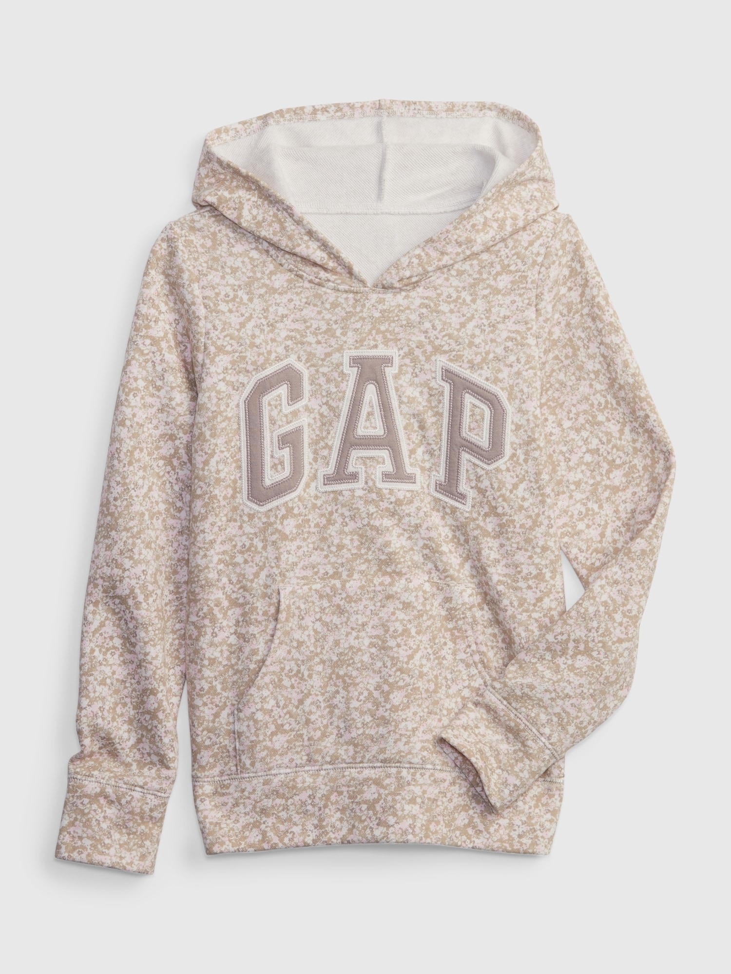 Gap Gap Logo Çiçek Desenli Havlu Kumaş Sweatshirt. 1