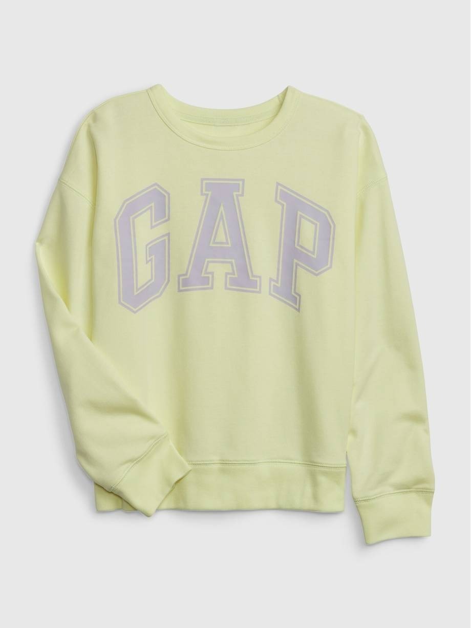 Gap Gap Logo Bisiklet Yaka Havlu Kumaş Sweatshirt. 1