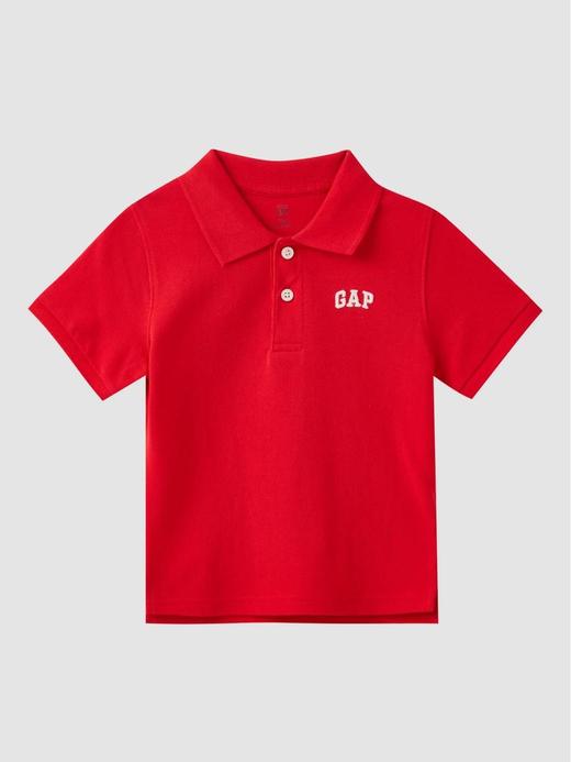 Erkek Bebek |
                
              
              Kırmızı Gap Logo Polo Yaka Kısa Kollu T-Shirt
