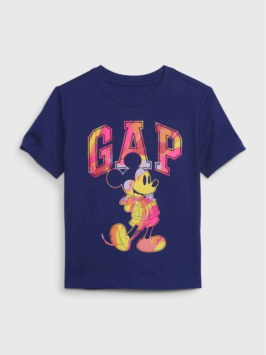 Gap Gap Logo Disney Mickey Mouse Grafikli T-Shirt. 1