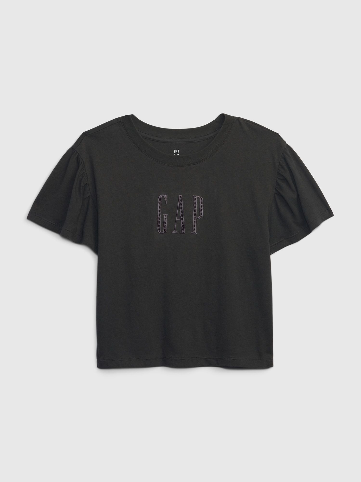 Gap Gap Logo Fırfır Kol T-Shirt. 1